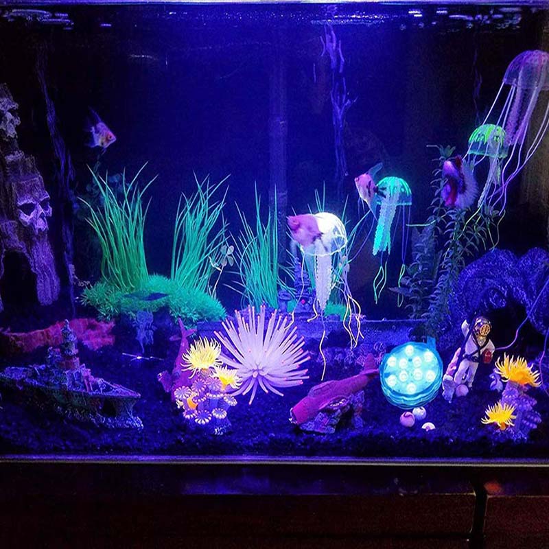 LED Pool Lights with Remote Control, RGB Color Changing Waterproof Lights for Underwater Decoration, Vase, Bowl, Ponds, Parties, and Aquariums