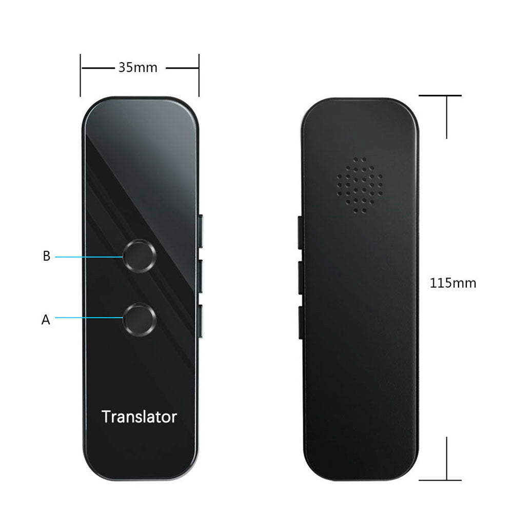 Instant Language Translator Device, Real-Time 2-Way Voice & Text Translator with 137 Languages, AI-Powered Online/Offline Translation for Travel, Learning, and Business