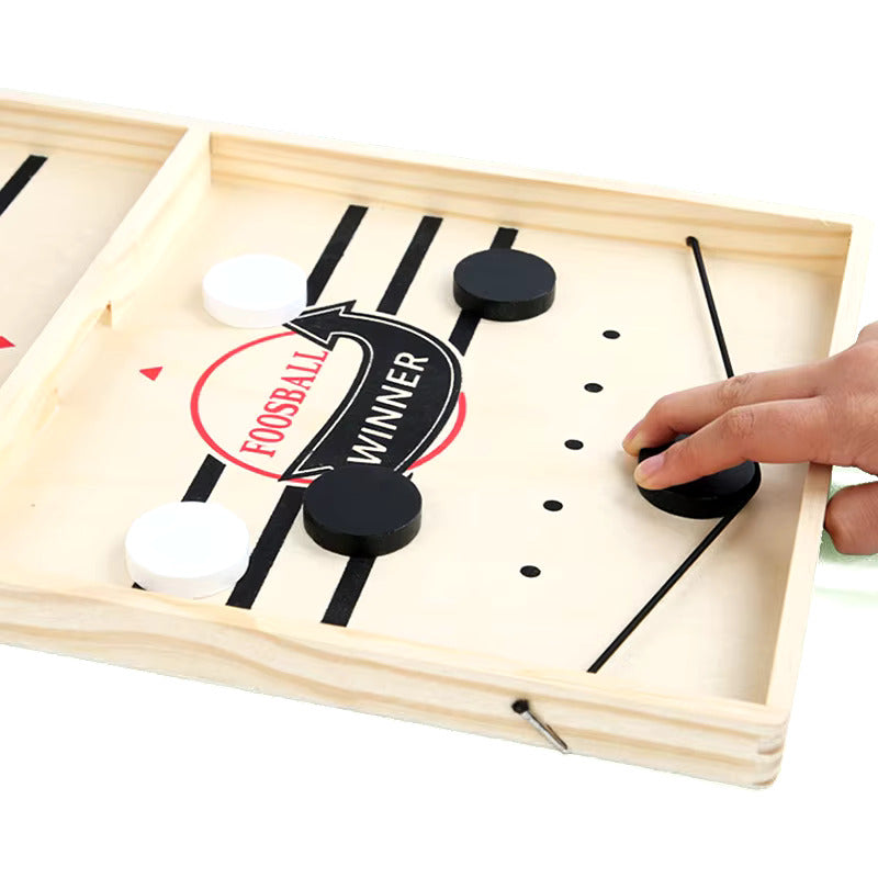 Table Hockey Game: Feya Large Fast Sling Puck Game, Fast-Paced Sling Hockey Board Game, Super Foosball Winner Game, Parent-Child Interactive Toy for Family Fun