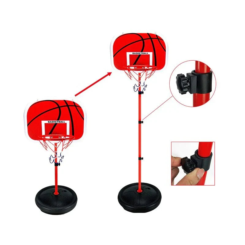 Mini Basketball Hoop Kit, Wall-Mounted Indoor Backboard for Kids, No-Punch Installation, Fun Sports Game Toy for Home